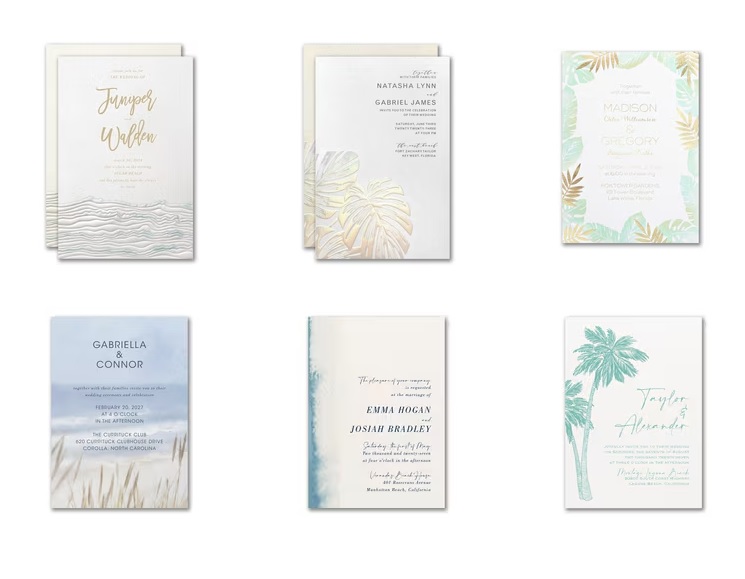 Beach Theme Wedding 